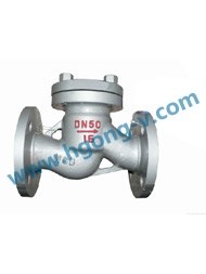 DIN cast steel flange lift check valve